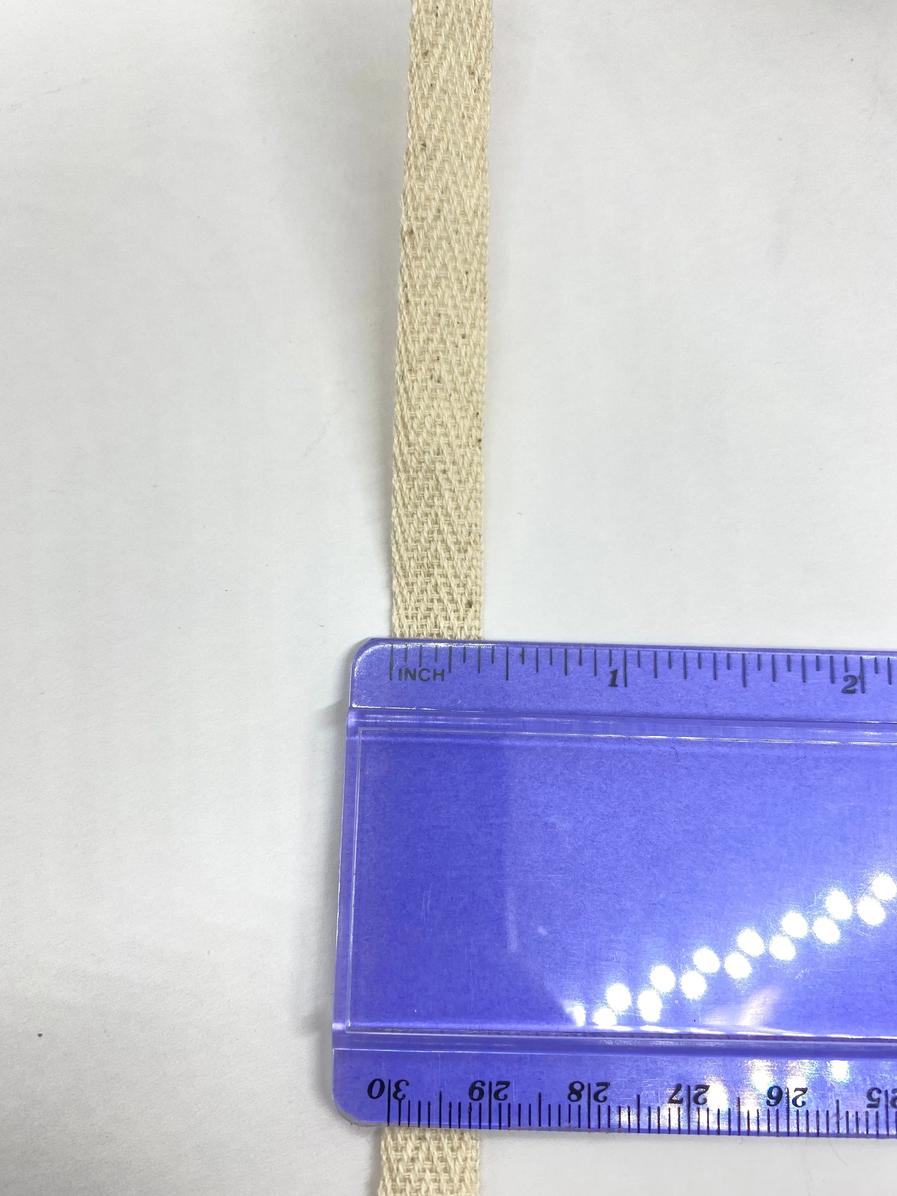 3/8" Natural Twill Tape