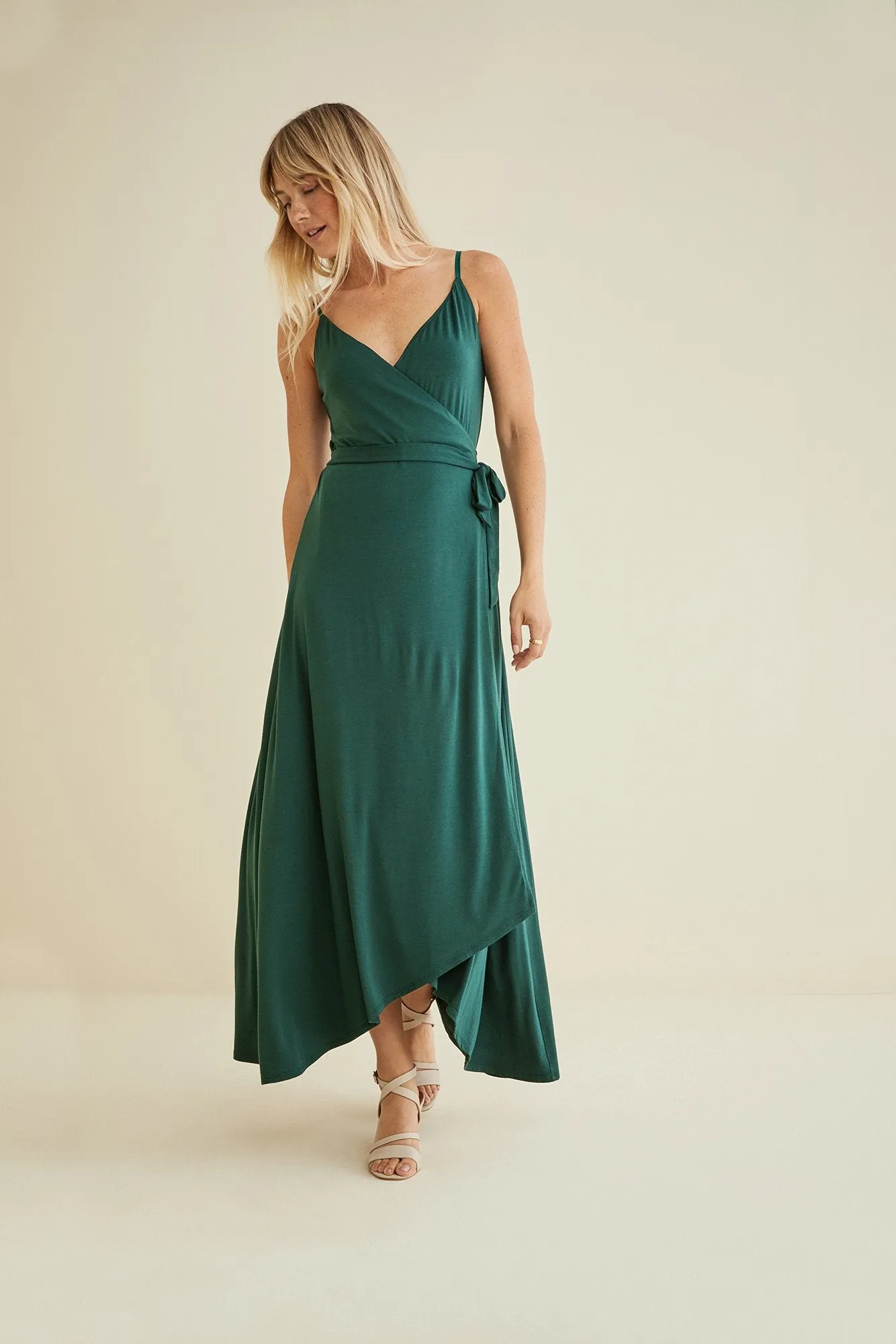 Astrida Maxi Wrap Dress