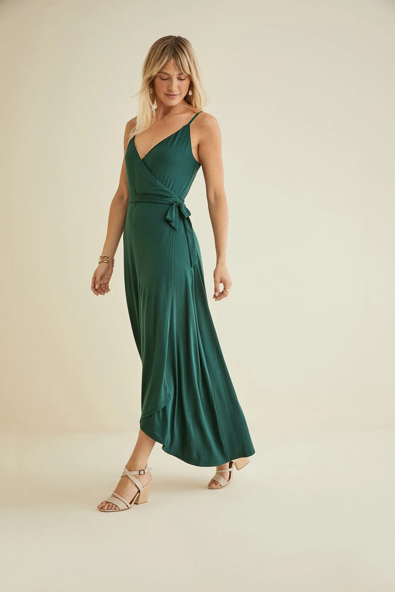 Astrida Maxi Wrap Dress