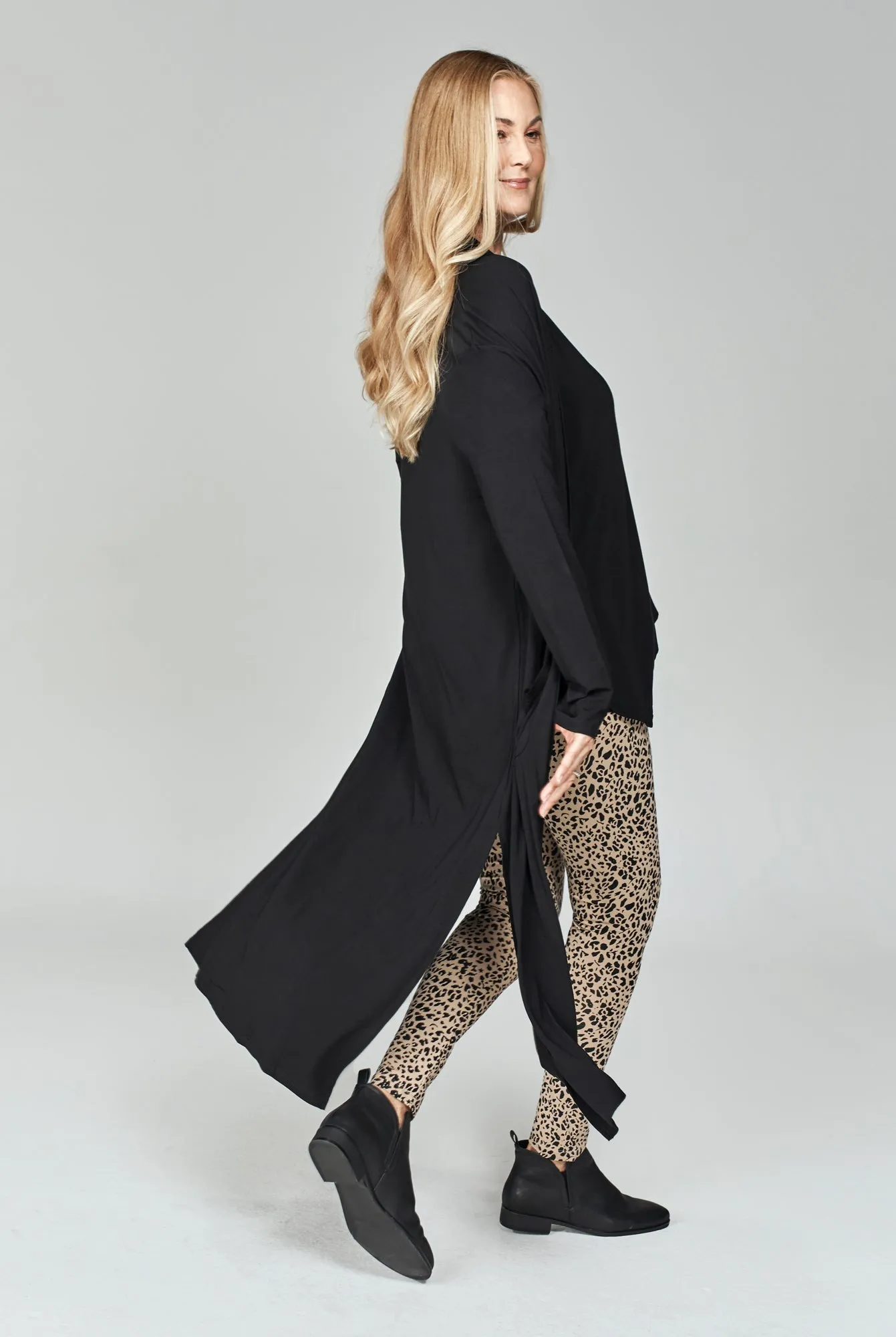 Bamboo Longline Pocket Cardigan