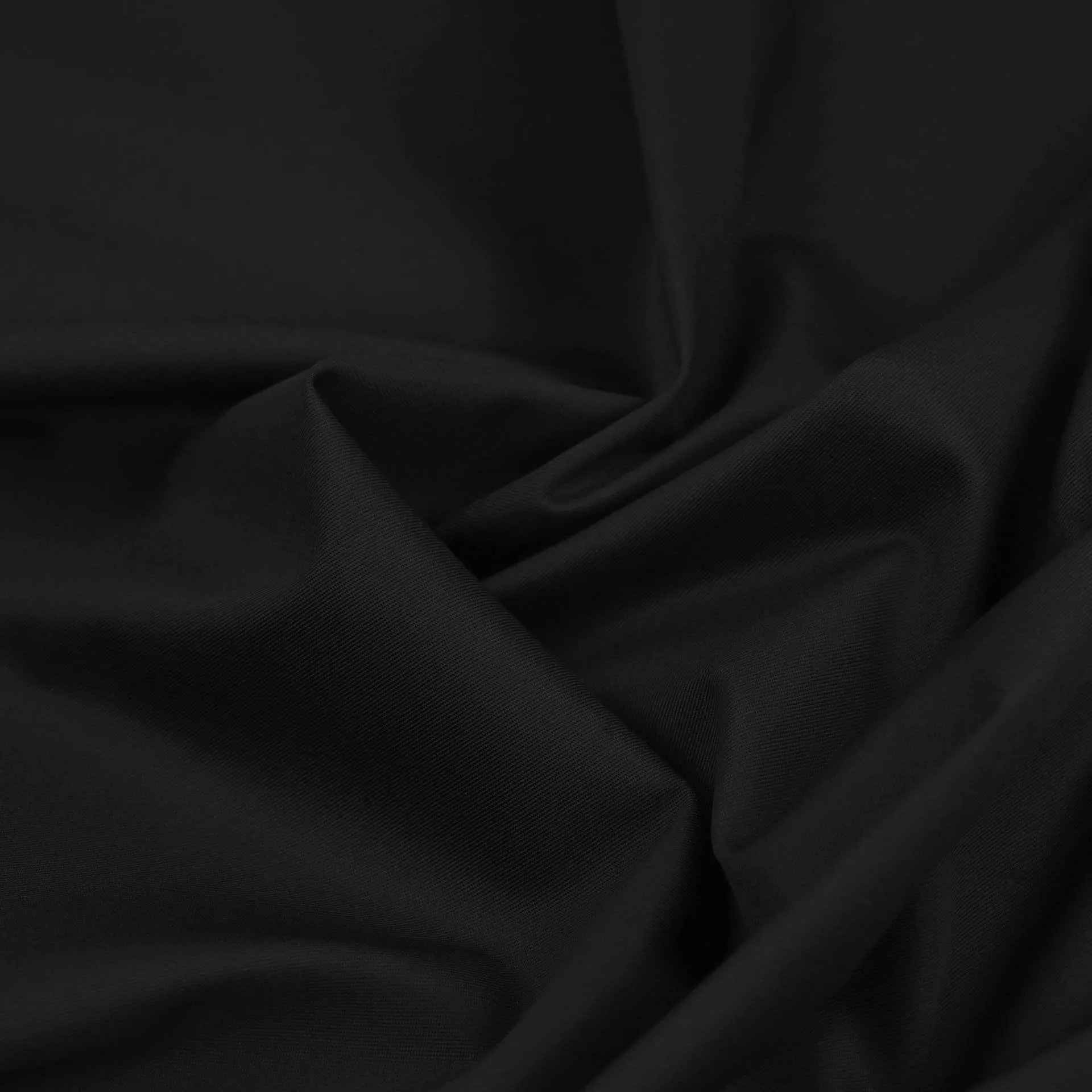Black Twill Fabric 2521