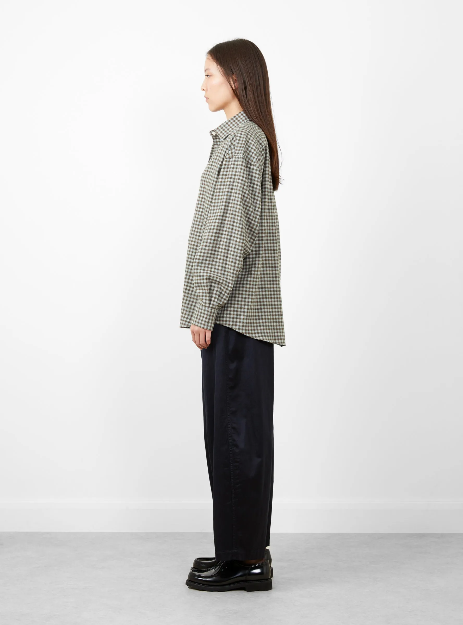 Brown Grey Flannel