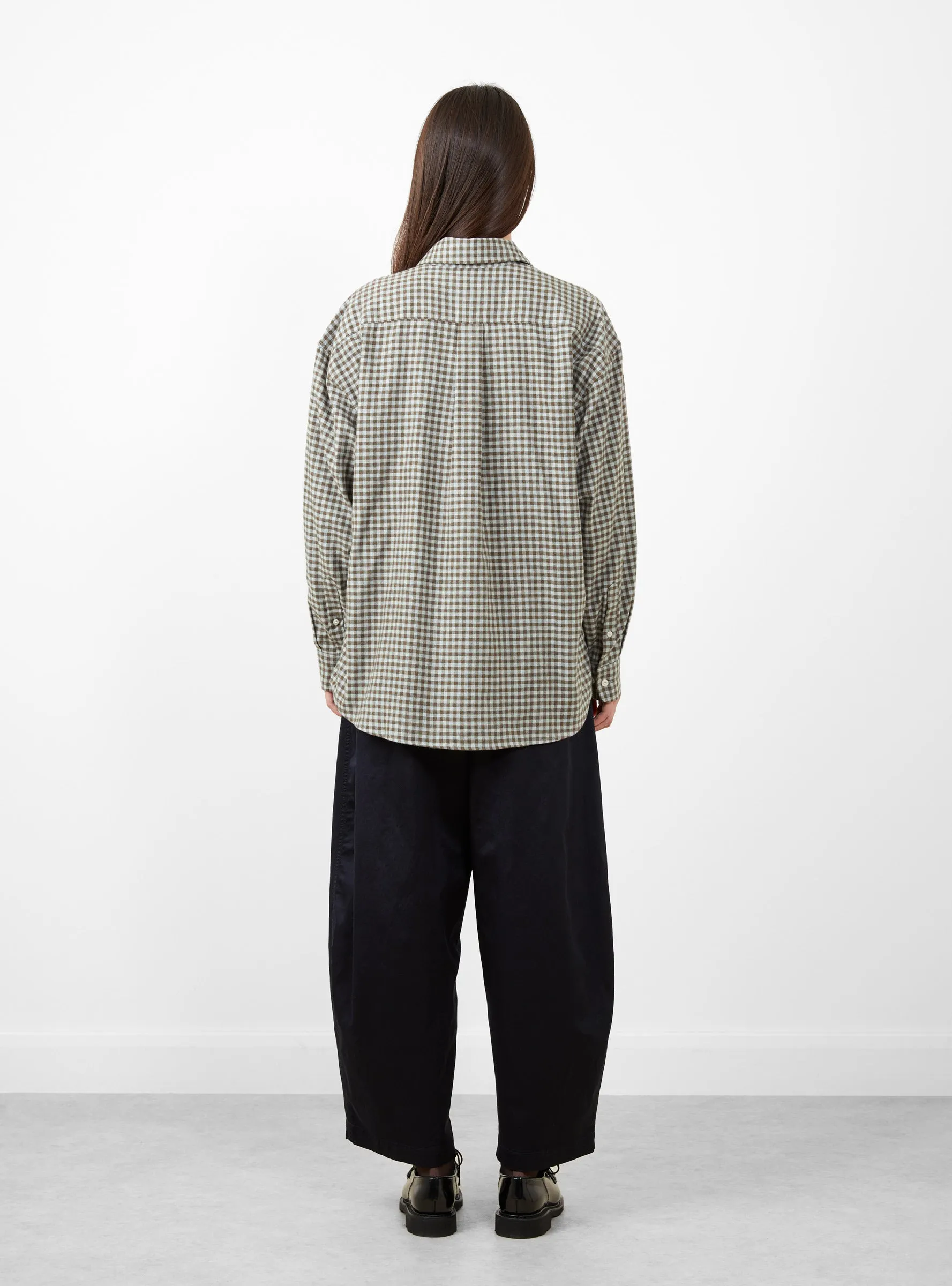 Brown Grey Flannel