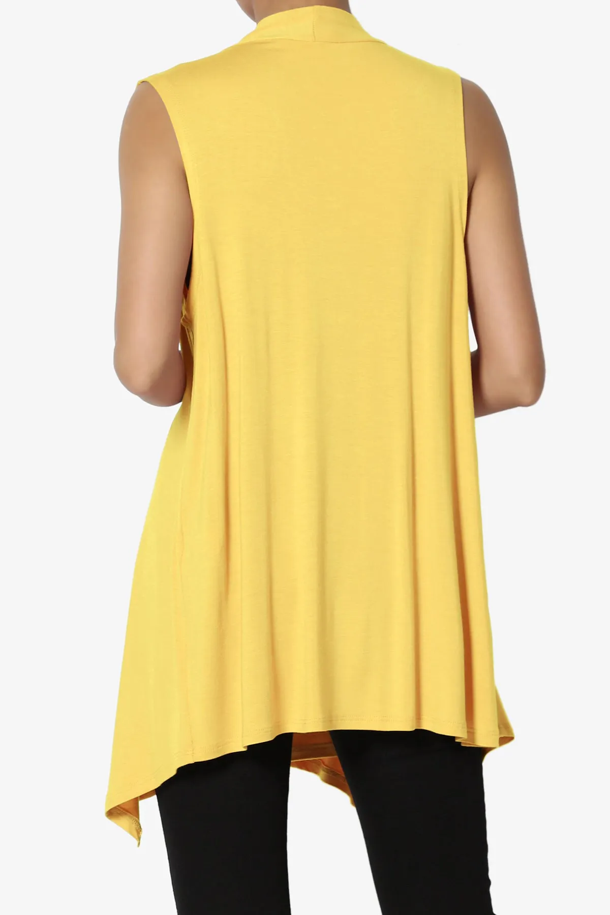Danna Draped Jersey Vest PLUS
