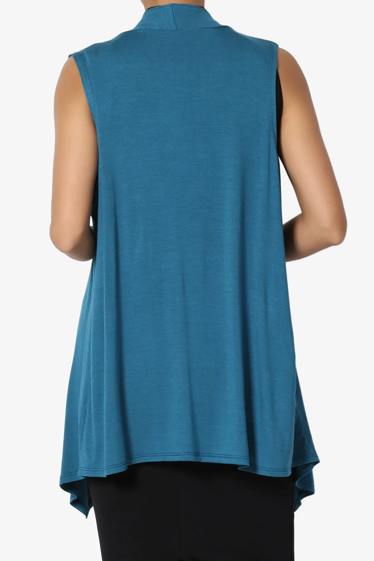 Danna Draped Jersey Vest PLUS