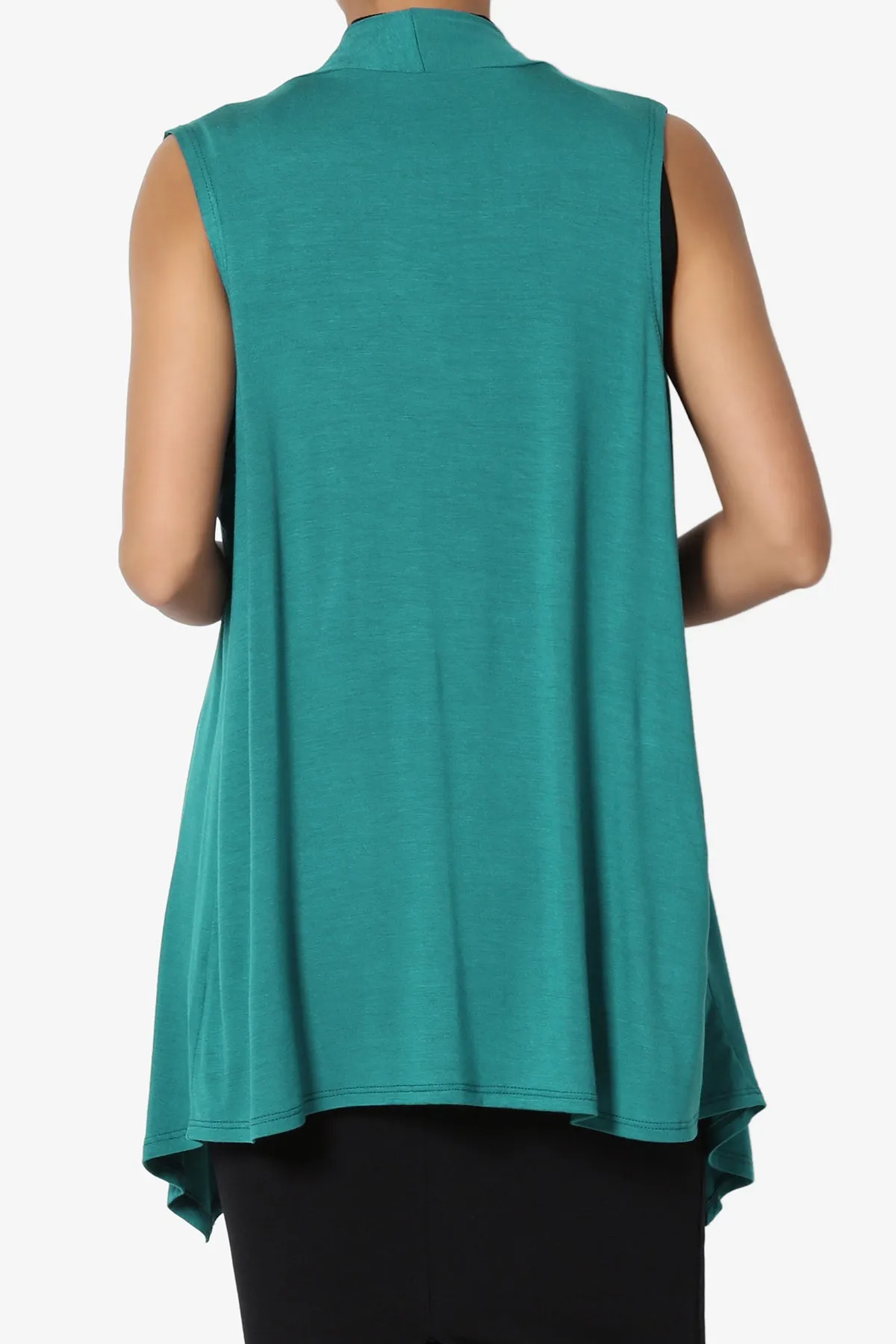 Danna Draped Jersey Vest PLUS