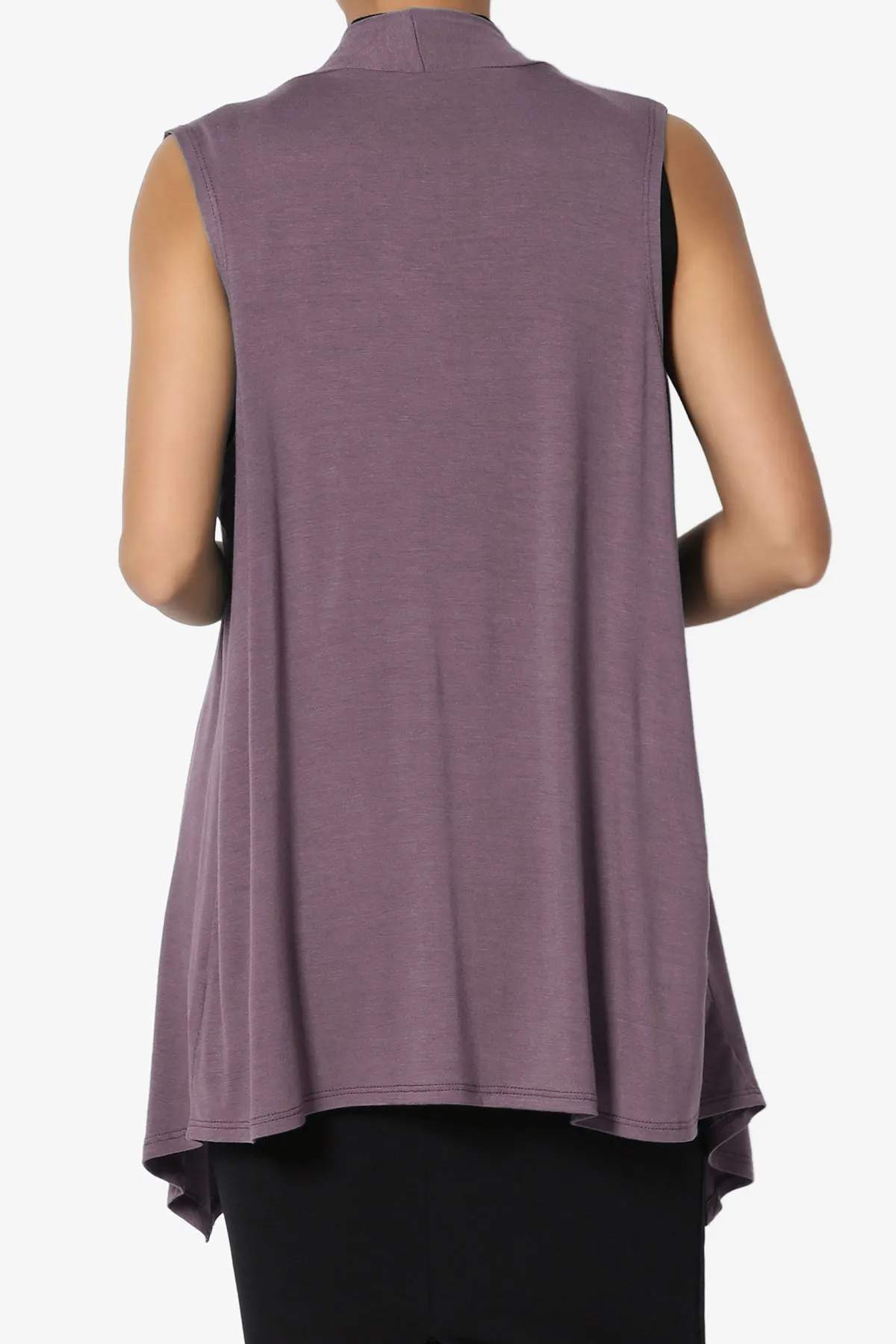 Danna Draped Jersey Vest PLUS
