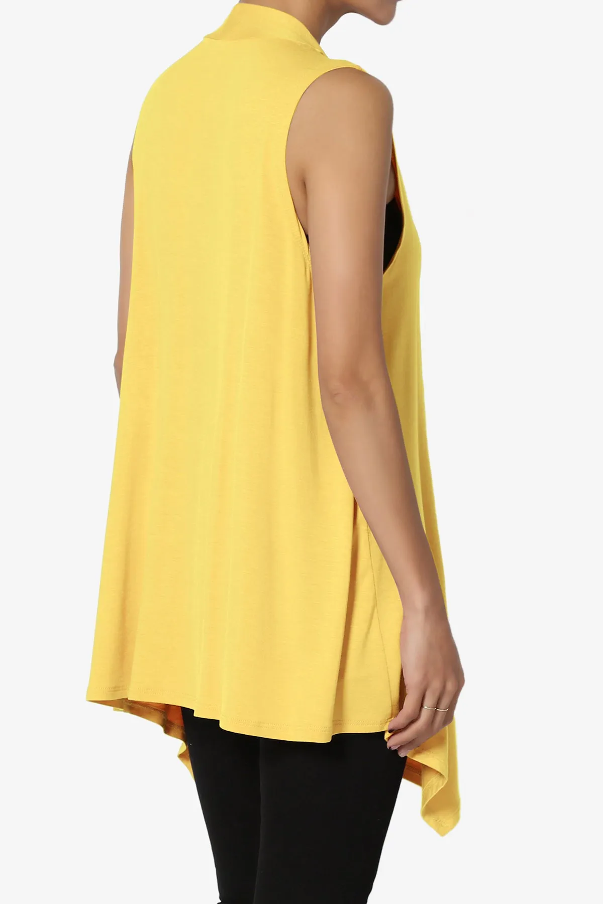 Danna Draped Jersey Vest PLUS