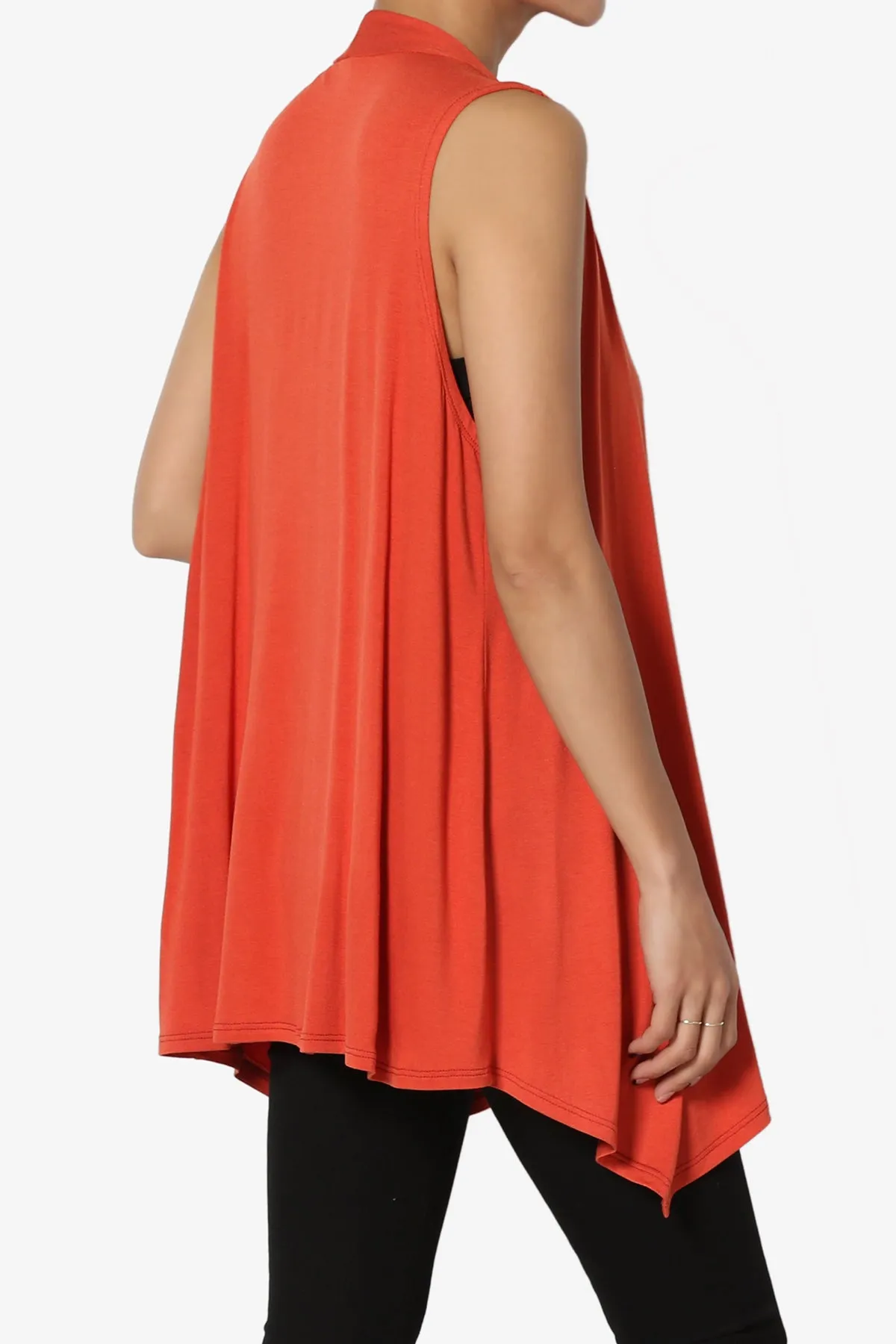 Danna Draped Jersey Vest PLUS