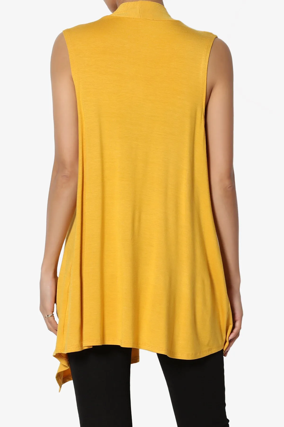 Danna Draped Jersey Vest PLUS