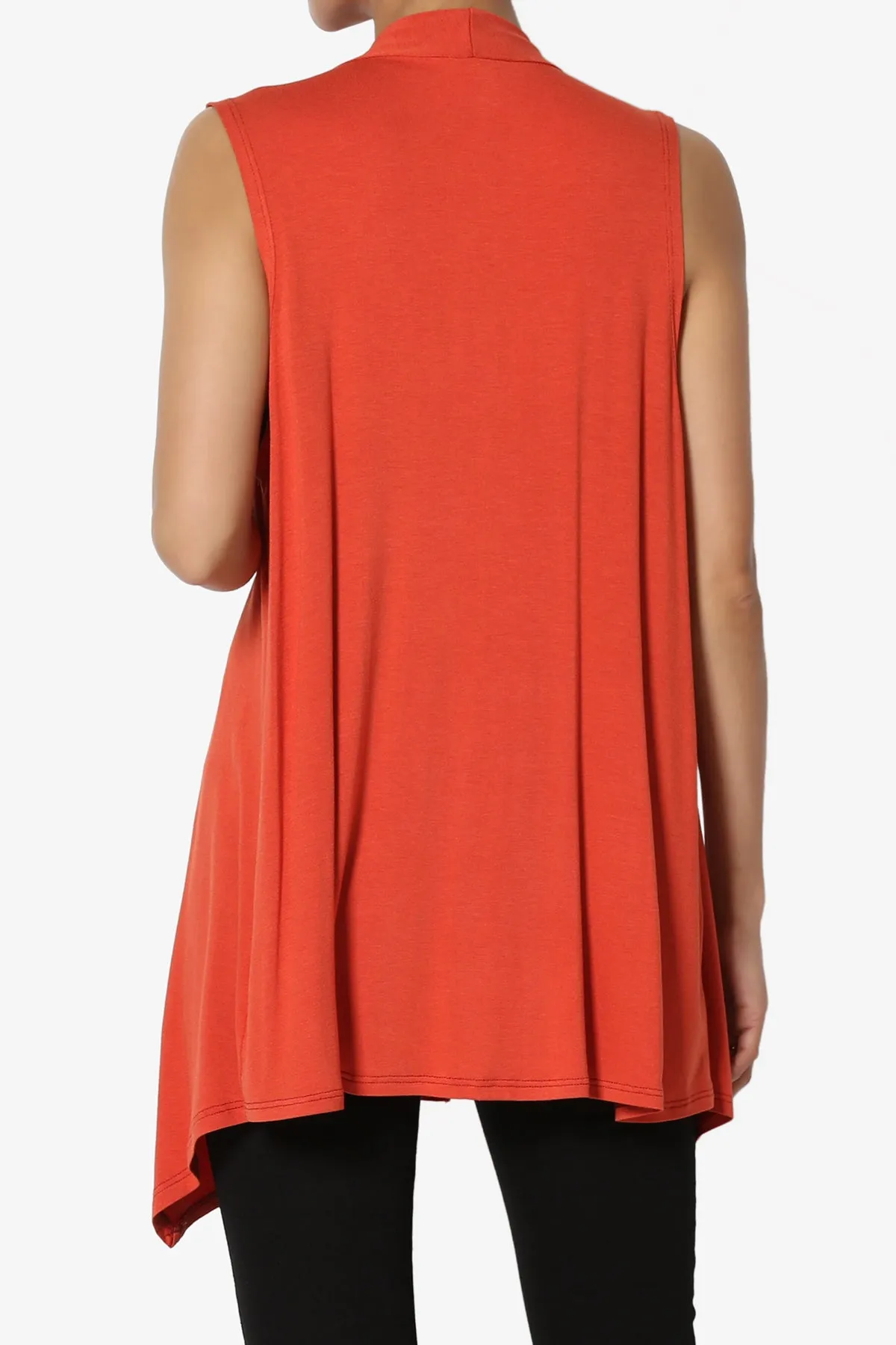 Danna Draped Jersey Vest PLUS