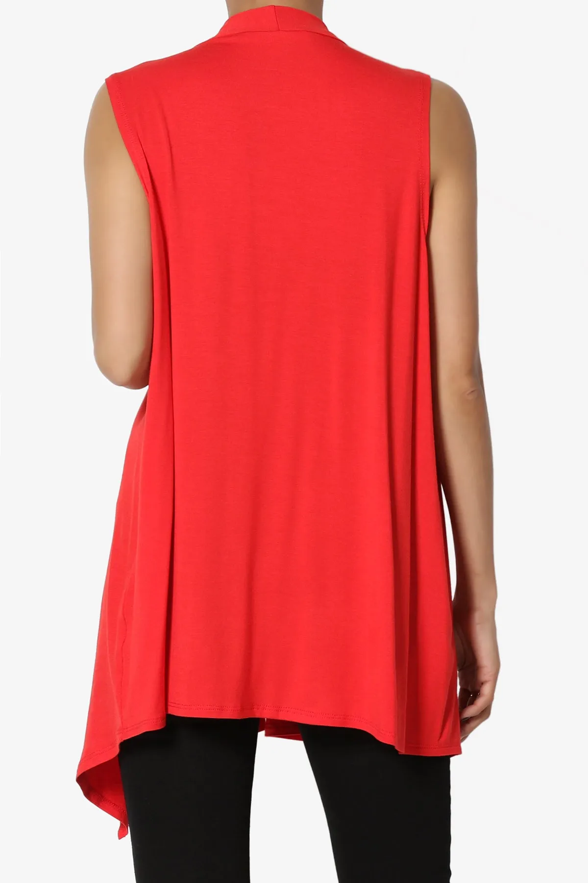 Danna Draped Jersey Vest PLUS