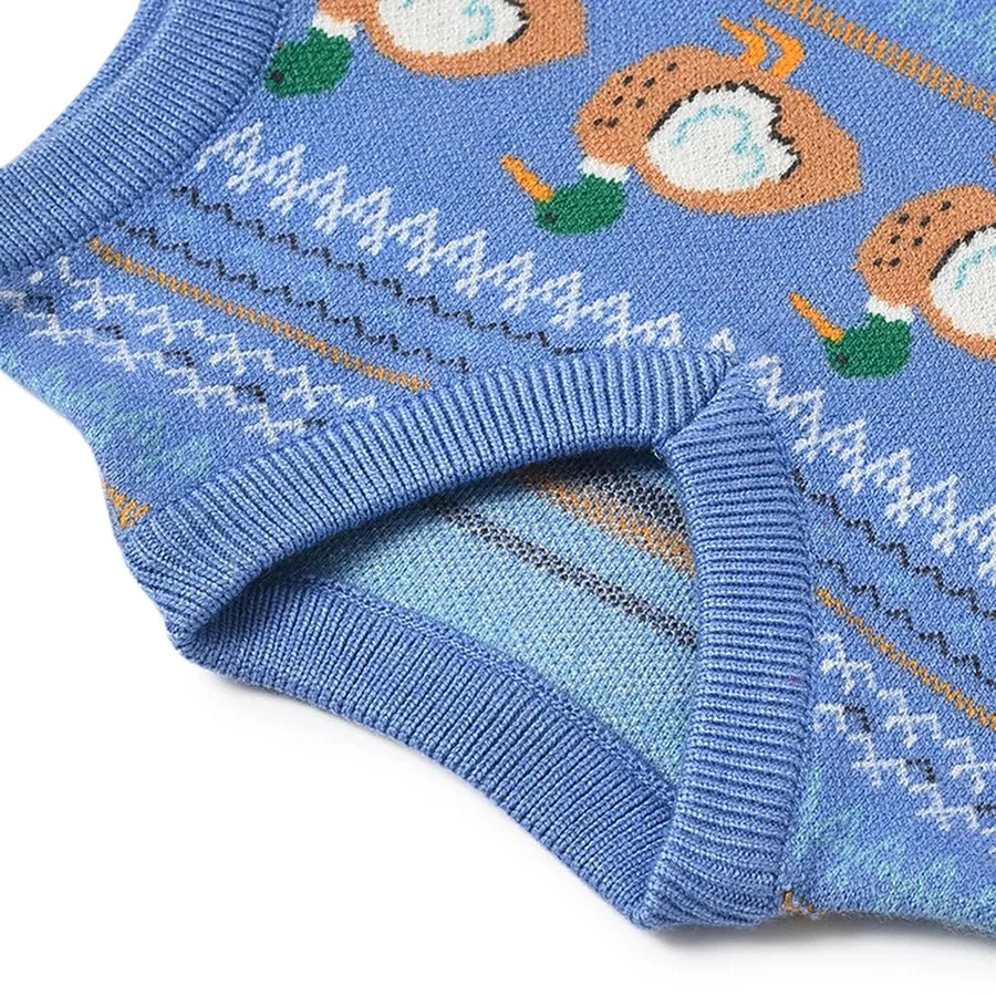 Farm Friends Blue Knitted Sweater