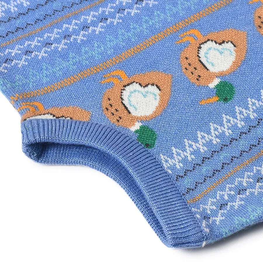 Farm Friends Blue Knitted Sweater