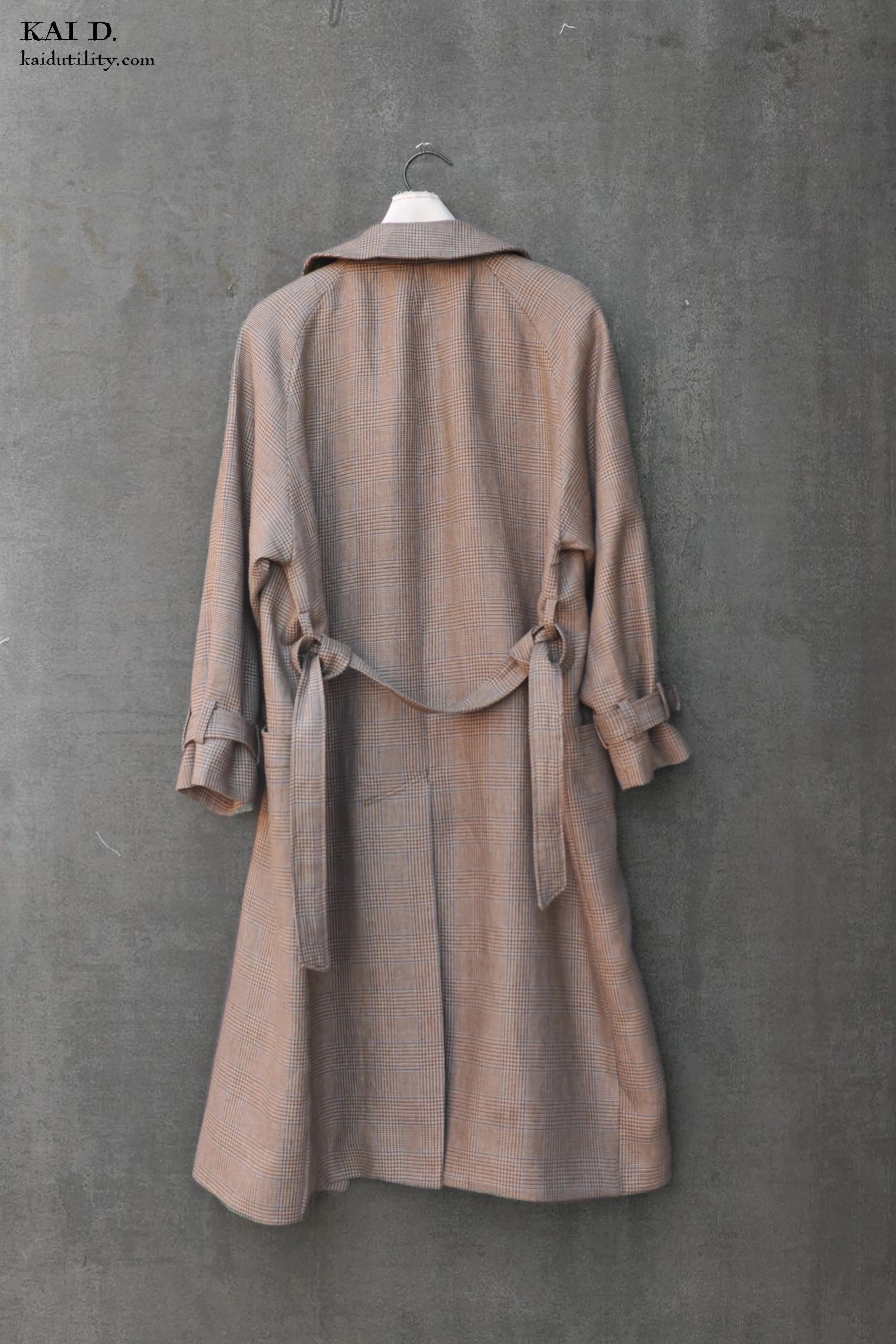 Jolie Coat - Glen Plaid -  S