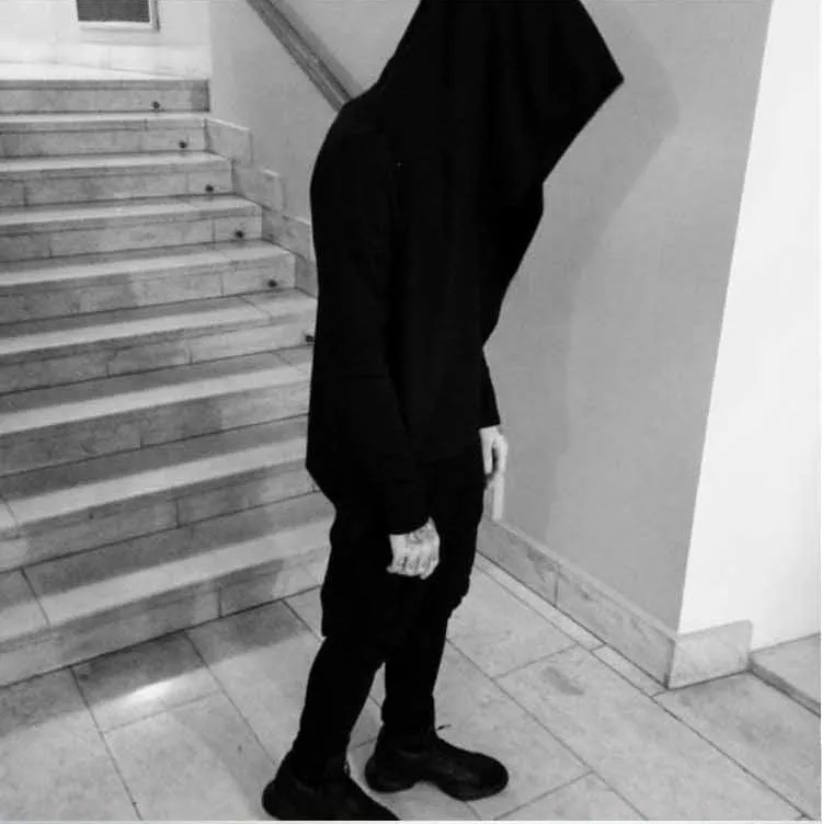 Men's Huge Hooded Cardigan Cloak