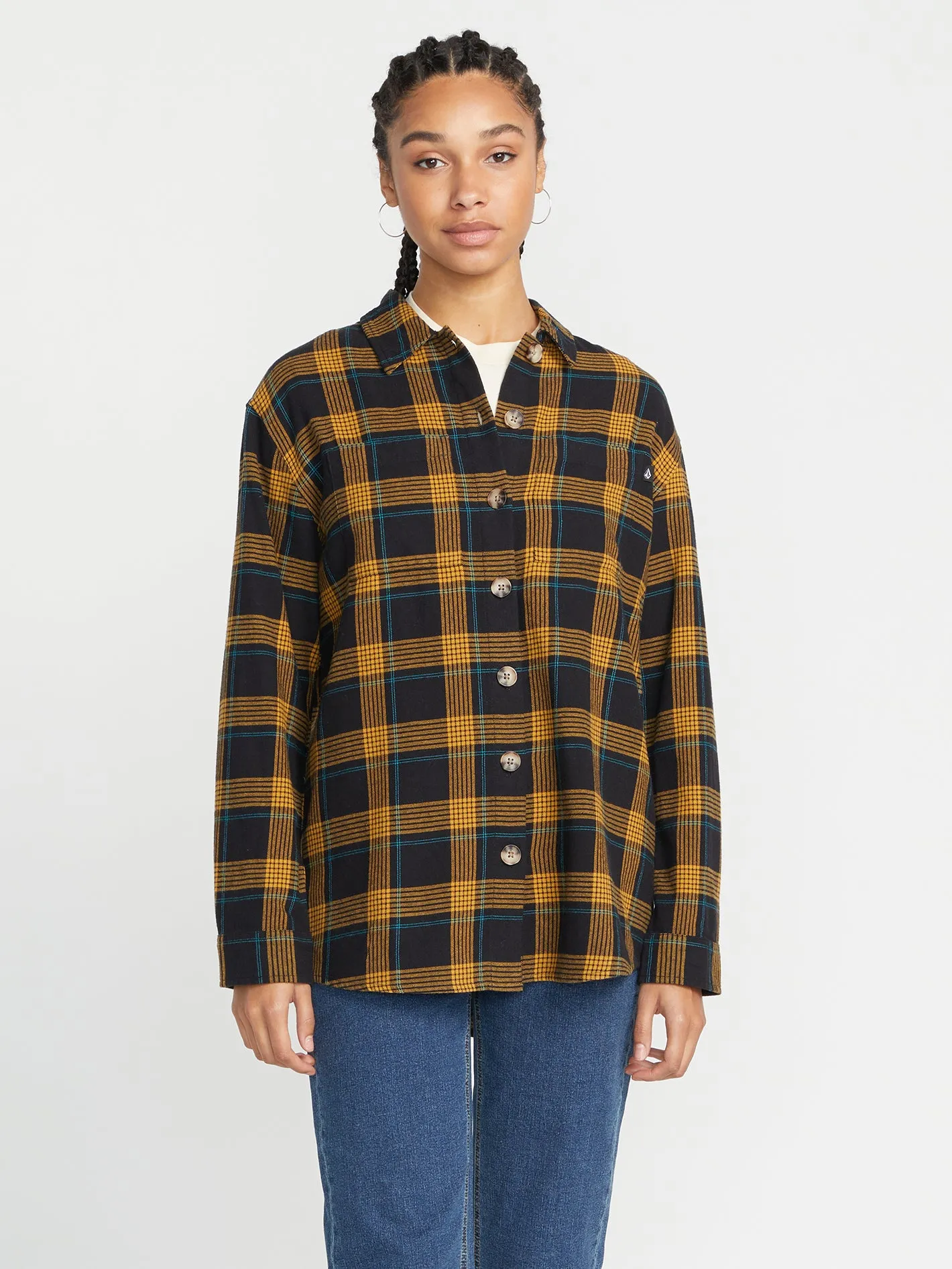 Oversize Me Long Sleeve Shirt - Black