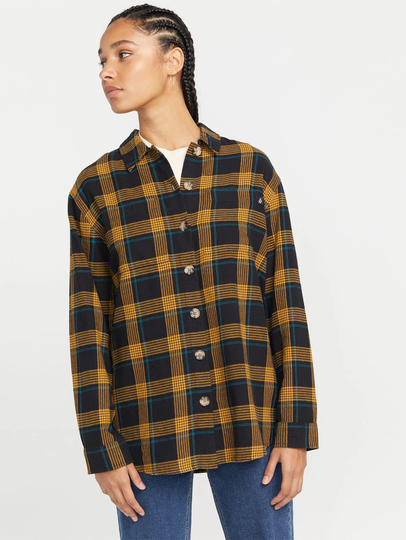 Oversize Me Long Sleeve Shirt - Black