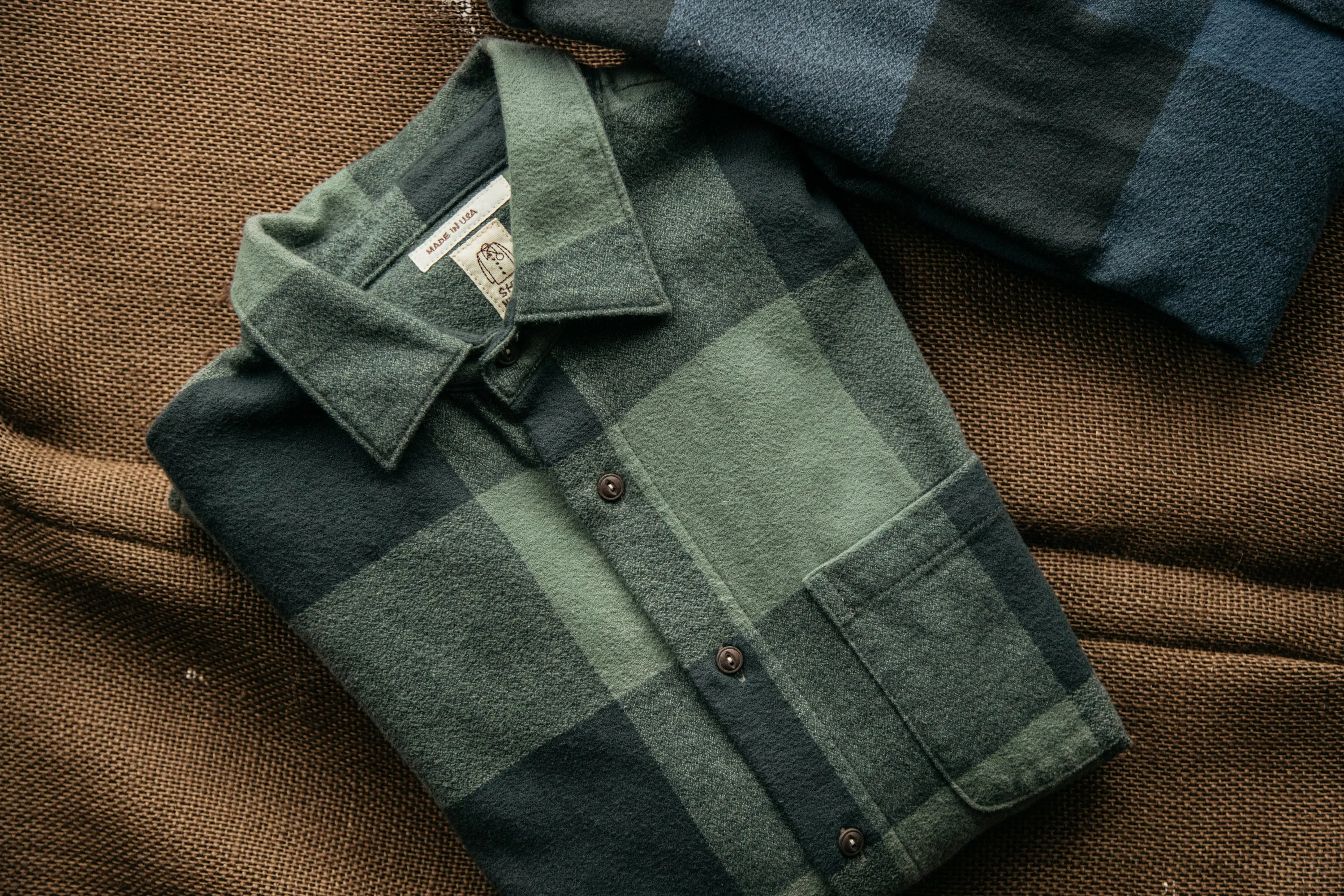 The Ripper Organic Cotton Plaid - Green Gray