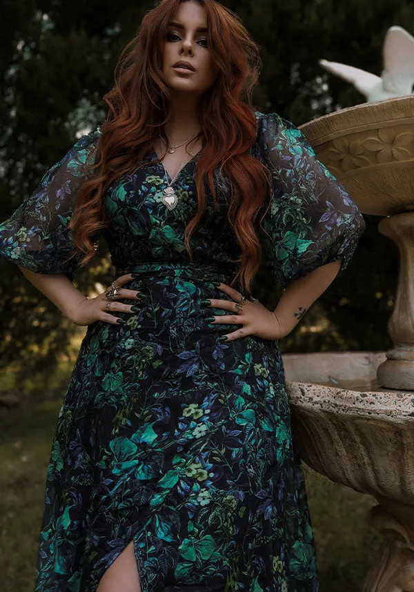 Winona Green Botanical | MAXI DRESS