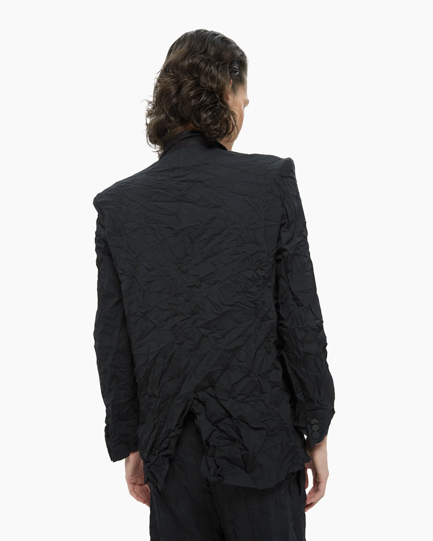Wrinkled effect jacket